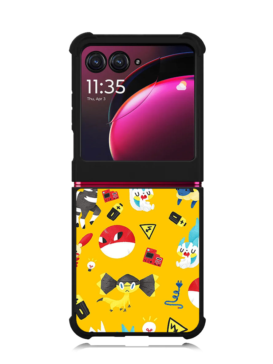 Pokemon Electric Motorola Moto Razr Plus 2023 , Moto Razr+ 2023 Case