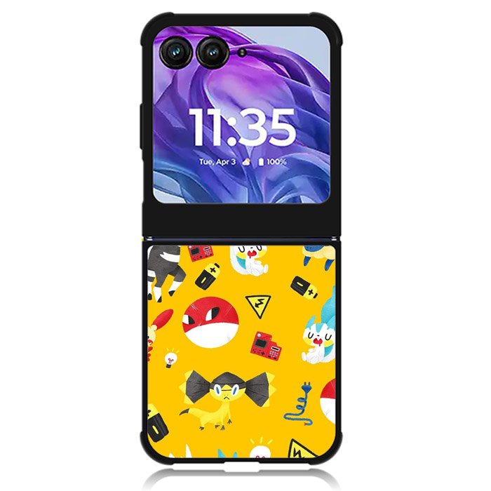 Pokemon Electric Motorola Moto Razr Plus 2024 , Moto Razr+ 2024 Case