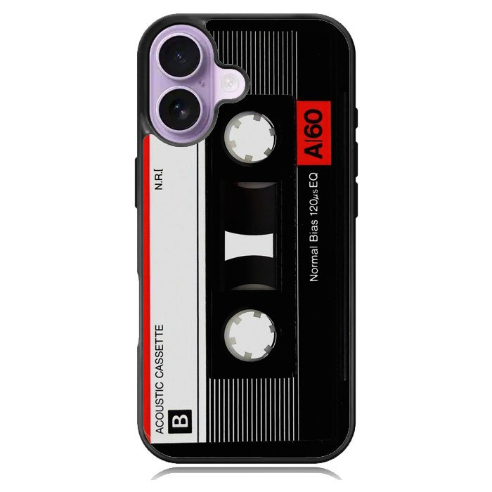 Retro Cassette iPhone 16 Case DC1573