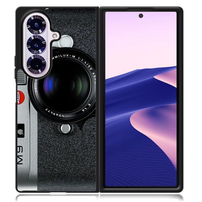 Black M9 Leica Camera Samsung Galaxy Z Fold 7 Case DC0192