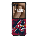 atlanta braves 4th Motorola Moto RAZR Plus 2025 Case