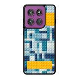 Lego blue Motorola Moto Edge 60 Pro Case