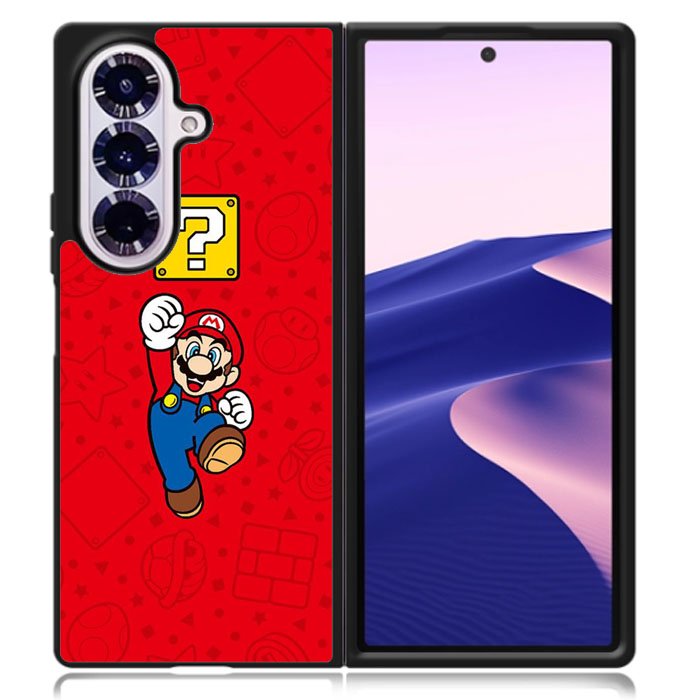 Super Mario Samsung Galaxy Z Fold 7 Case DC1793