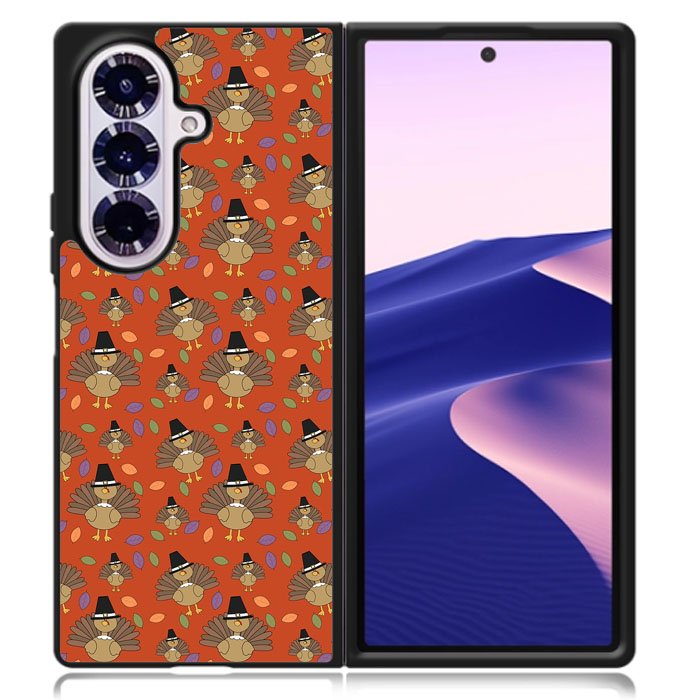 Thanksgiving Turkey Samsung Galaxy Z Fold 7 Case DC1840