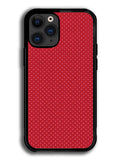 Red Pattern iPhone 12 Pro Case
