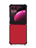 Red Pattern Motorola Moto Razr Plus 2023 , Moto Razr+ 2023 Case