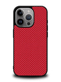 Red Pattern iPhone 16 Pro Case