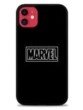 Black MARVEL iPhone 11 Case