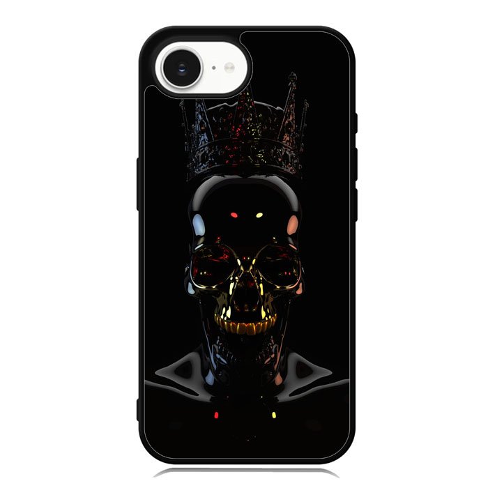 Skull Black iPhone 16e Case DC1674