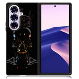 Skull Black Samsung Galaxy Z Fold 7 Case DC1674