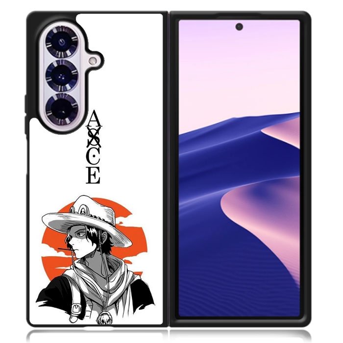 Portgas D Ace Samsung Galaxy Z Fold 7 Case DC1510