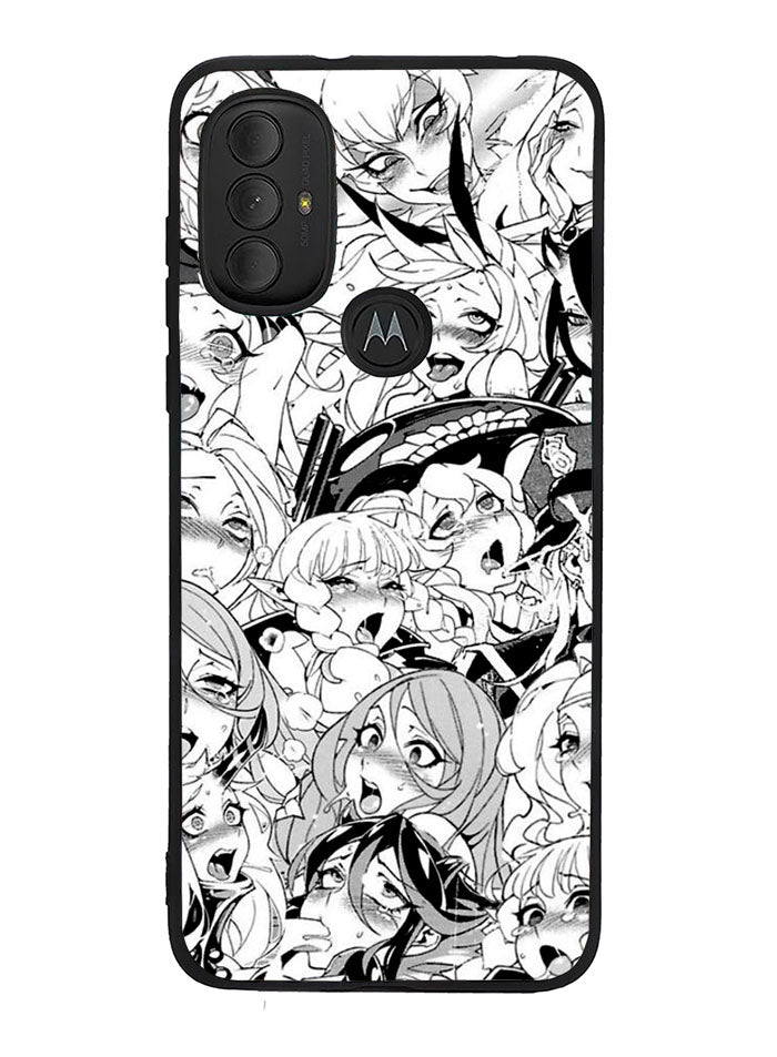 Ahegao Faces Motorola Moto G Pure 2021 , Moto G Power 2022 Case