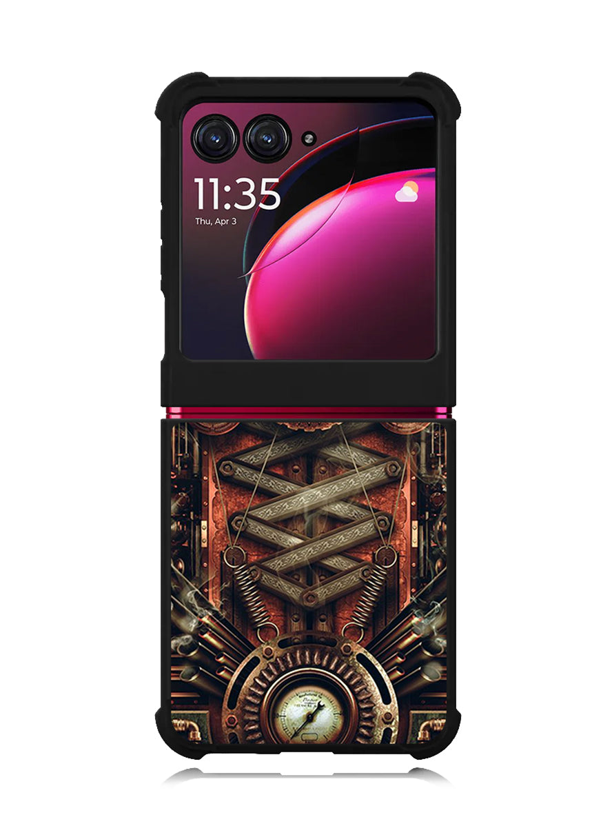 steampunk Motorola Moto Razr Plus 2023 , Moto Razr+ 2023 Case