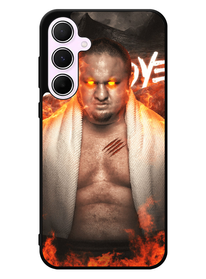wwe samoa joe Samsung Galaxy A35 5G Case