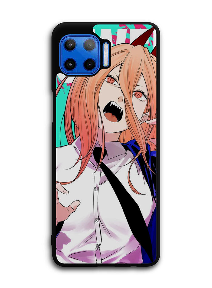 Chainsaw Man power Motorola Moto One 5G Case , Moto One 5G UW Case , Moto G 5G Plus Case