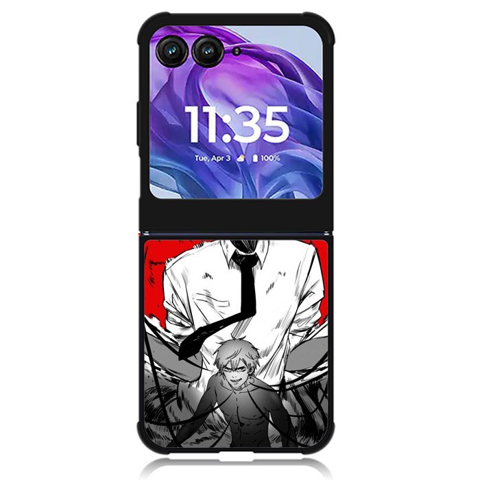 Chainsaw Man 1st Motorola Moto Razr Plus 2024 , Moto Razr+ 2024 Case