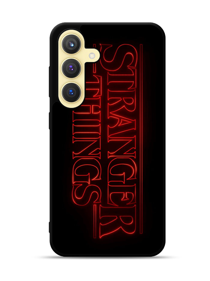 Stranger Things Logo Samsung Galaxy S24 Plus 5G , Samsung Galaxy S24+ 5G Case