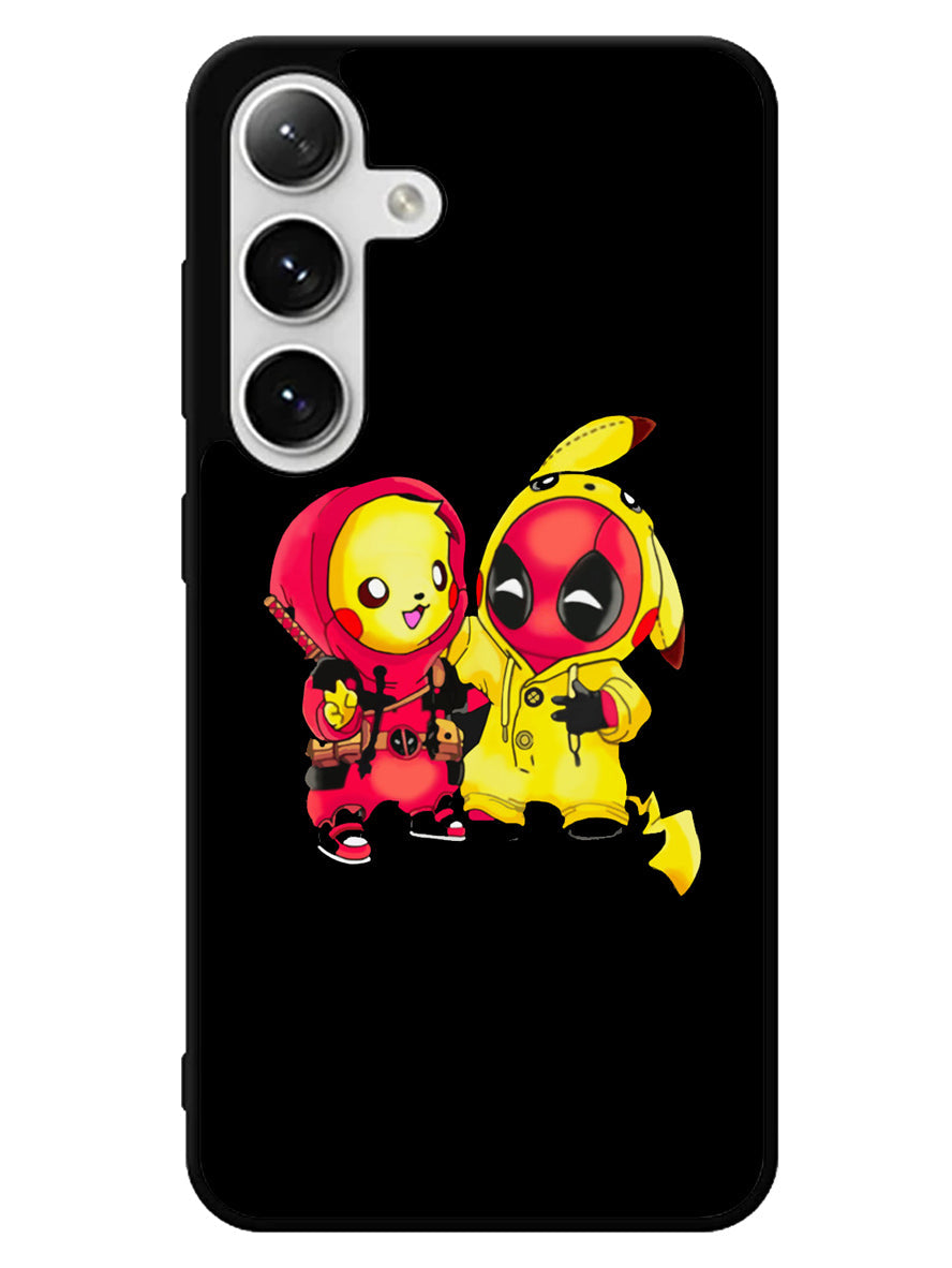 Pikachu Pokemon And Deadpool Samsung Galaxy S24 5G Case