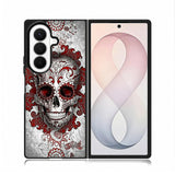 sugar skull tattoo Samsung Galaxy Z Fold 8 Ultra Case