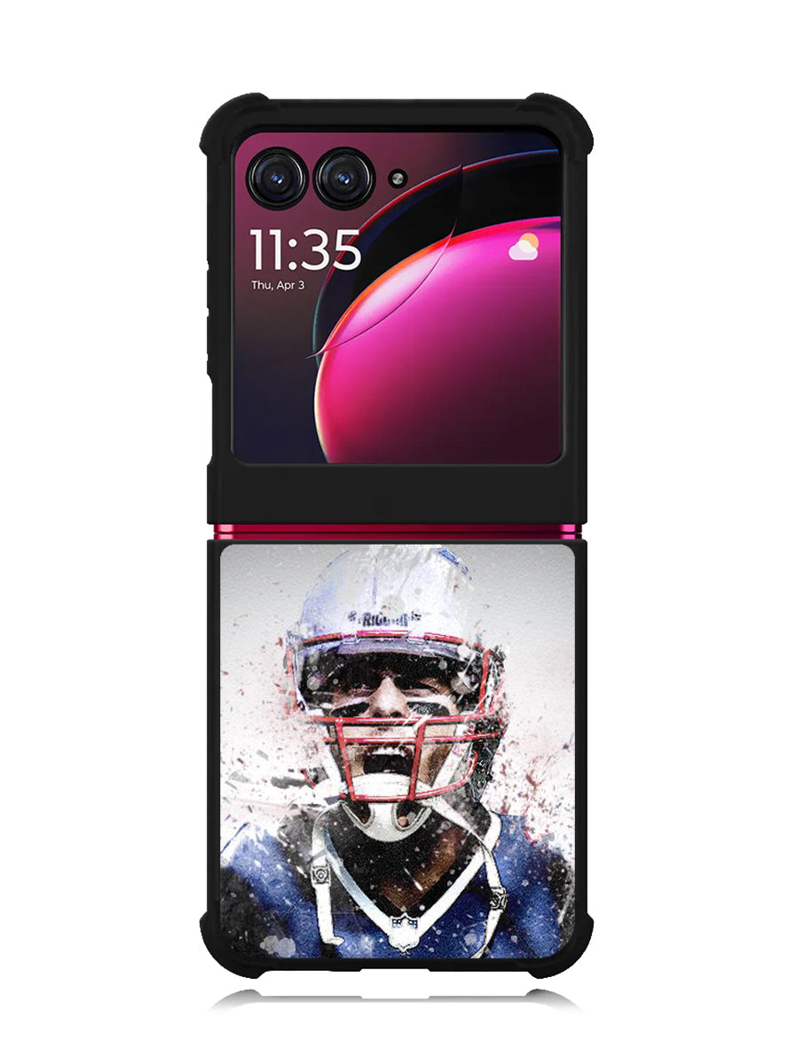 Tom Brady New England Patriots Motorola Moto Razr Plus 2023 , Moto Razr+ 2023 Case