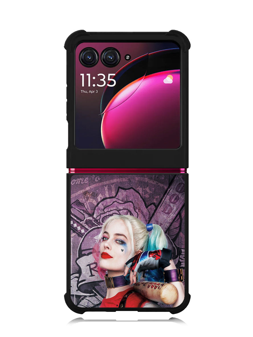Harley Quinn 2nd Motorola Moto Razr Plus 2023 , Moto Razr+ 2023 Case