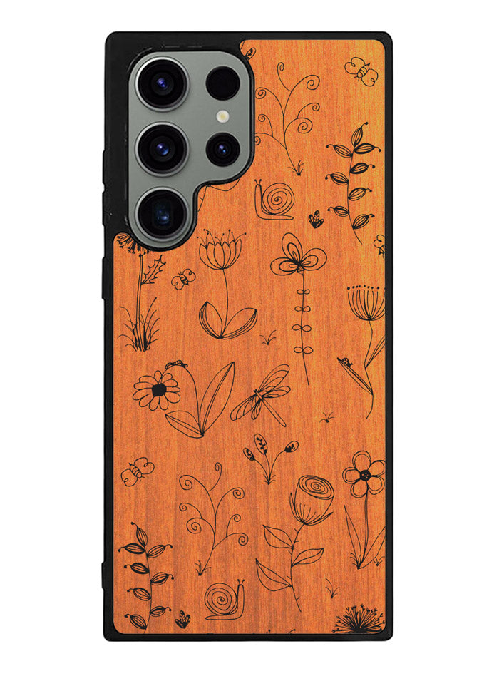 Botanical Plants Wood Samsung Galaxy S23 Ultra 5G Case