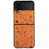 Botanical Plants Wood Samsung Galaxy Z Flip 4 5G 2022 Case