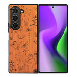 Botanical Plants Wood Samsung Galaxy Z Fold 6 Case