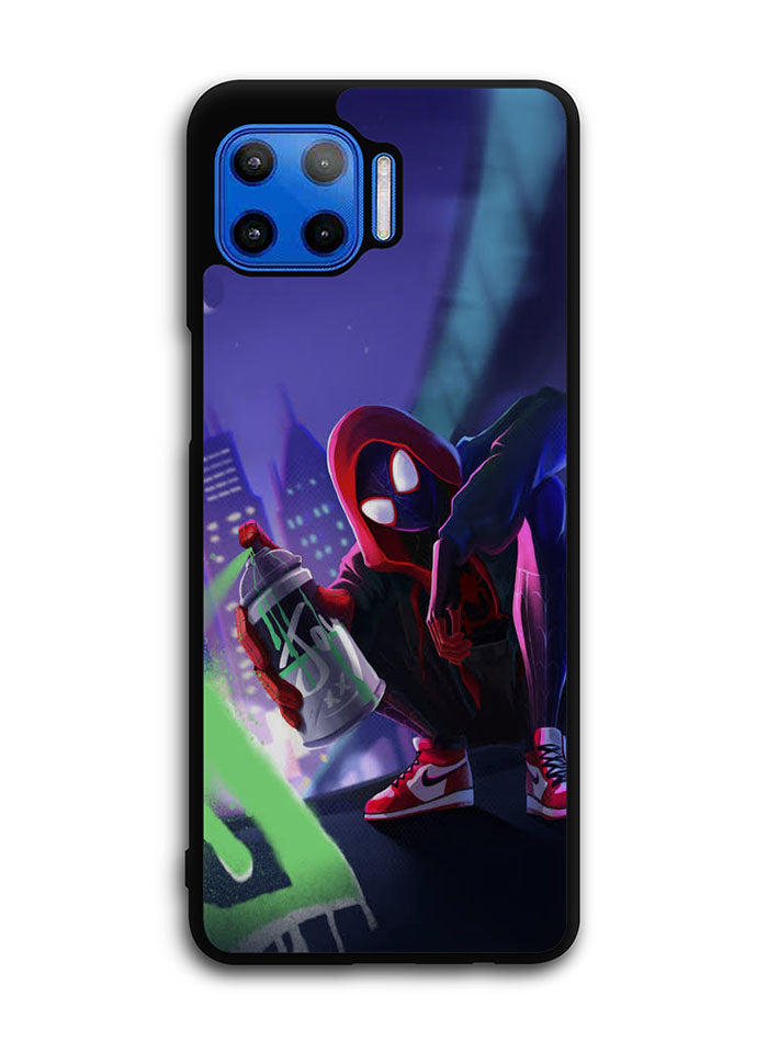 Spiderman Miles Morales Motorola Moto One 5G Case , Moto One 5G UW Case , Moto G 5G Plus Case