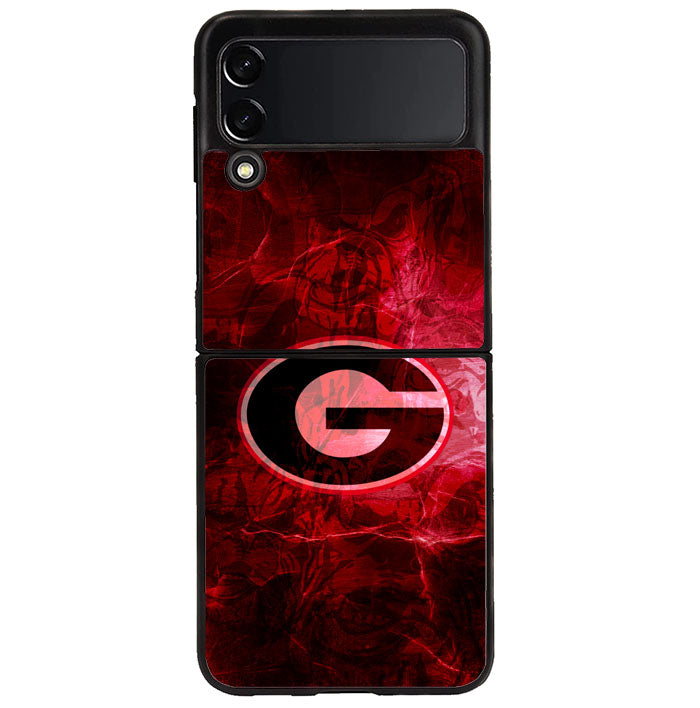 Georgia Bulldogs Logo 1st Samsung Galaxy Z Flip 4 5G 2022 Case