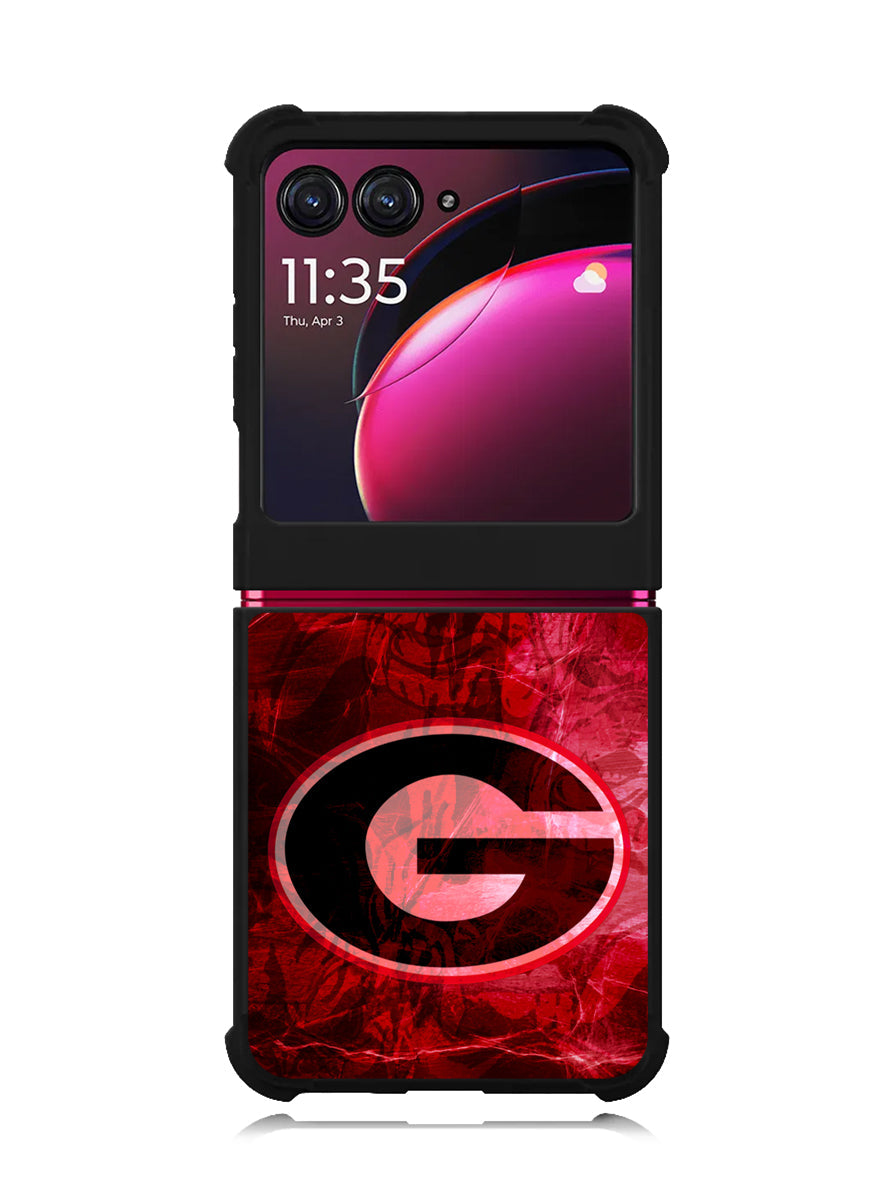 Georgia Bulldogs Logo 1st Motorola Moto Razr Plus 2023 , Moto Razr+ 2023 Case