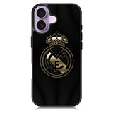 Real Madrid Gold iPhone 16 Case DC1551