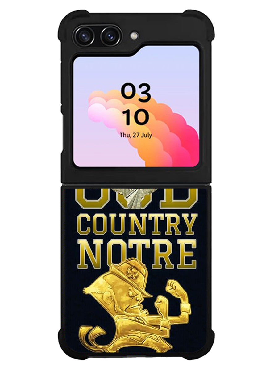 notre dame fighting irish 4th Samsung Galaxy Z Flip 5 5G 2023 Case