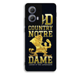 notre dame fighting irish 4th Motorola Moto Edge 2024 Case DC3980