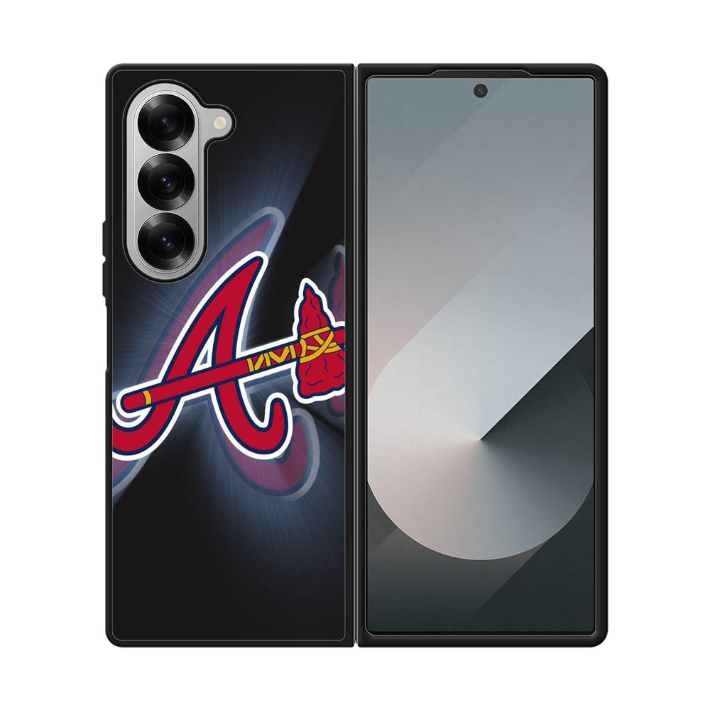atlanta braves logo 1st Samsung Galaxy Z Fold 7 5G Case