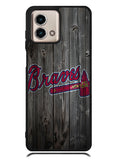 atlanta braves wood Motorola Moto G Stylus 5G 2023 Case