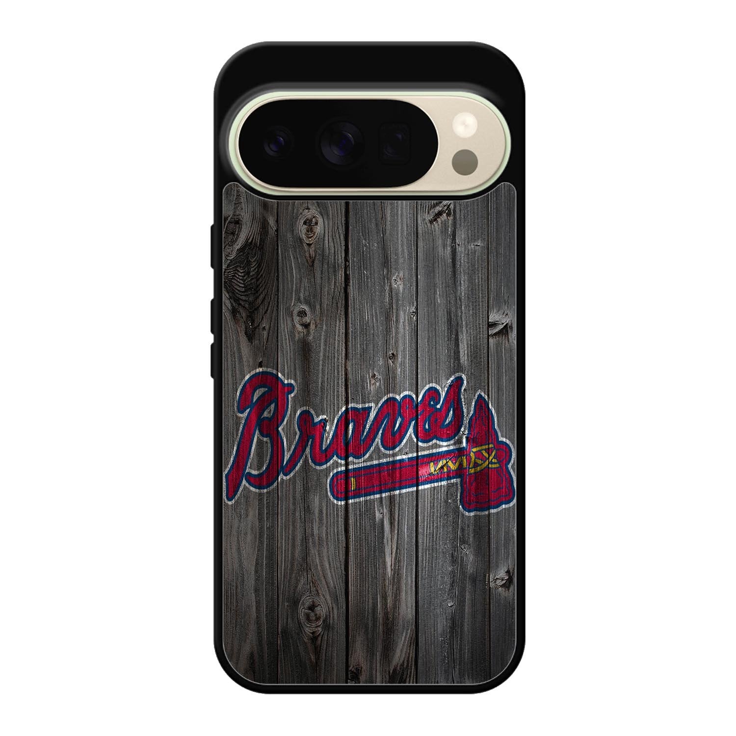 atlanta braves wood Google Pixel 10 Pro Case