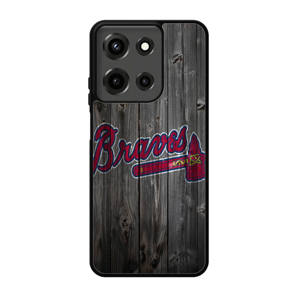 atlanta braves wood Motorola Moto G 5G 2025 Case DC6988