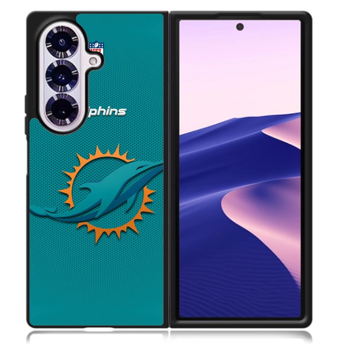 Miami Dolphins Nfl Logo XSamsung Galaxy Z Fold 7 Case DC1136