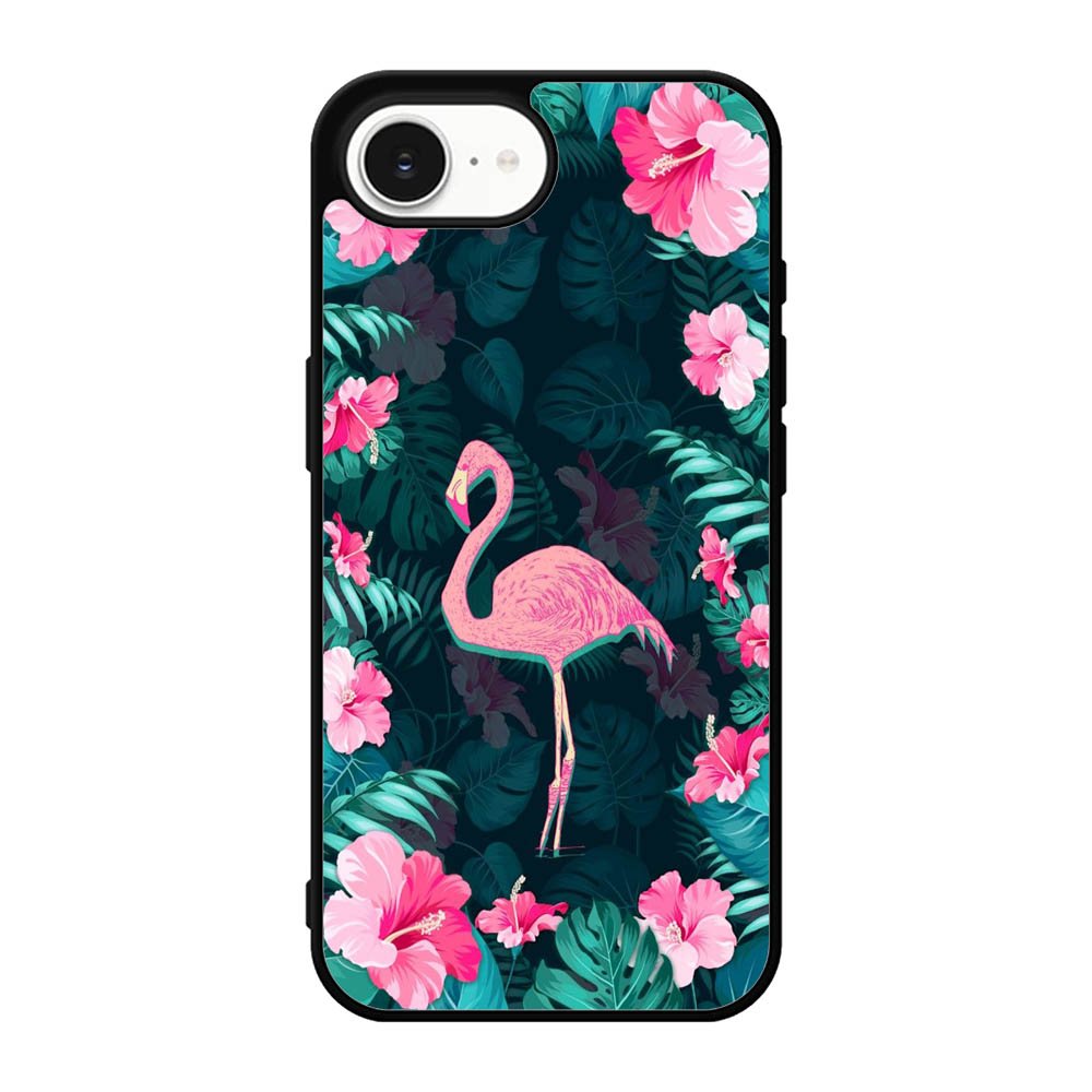 Flamingo And Flowers iPhone 17e Case DC0646