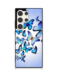 Beautiful Blue Butterfly Samsung Galaxy S25 Ultra 5G Case