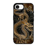 Black And Gold Dragon iPhone 17e Case
