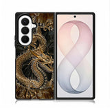 Black And Gold Dragon Samsung Galaxy Z Fold 8 Ultra Case