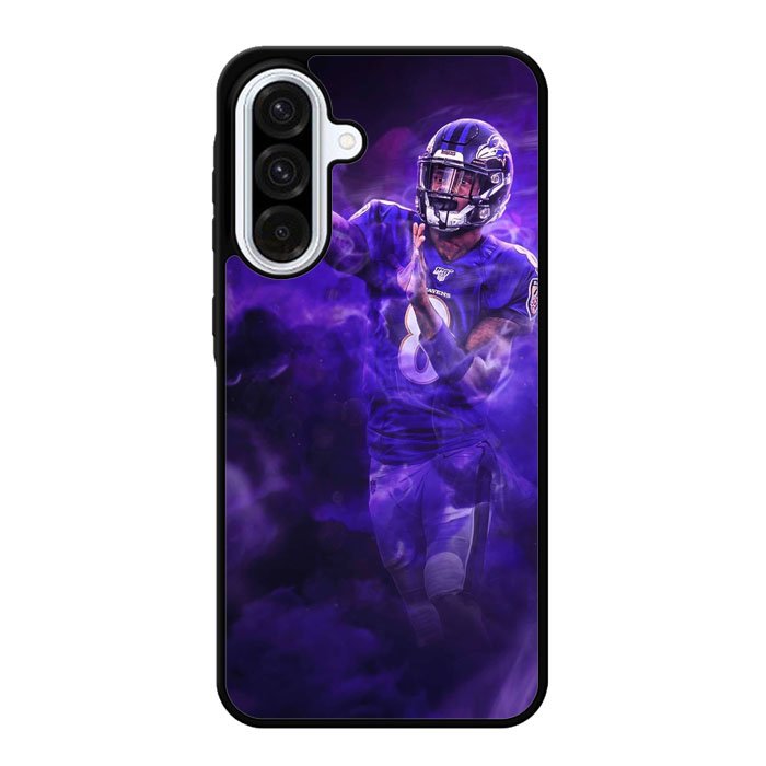 Lamar Jackson Smoke Samsung Galaxy A56 Case DC1006