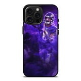 Lamar Jackson Smoke iPhone 16 Pro Case DC1006