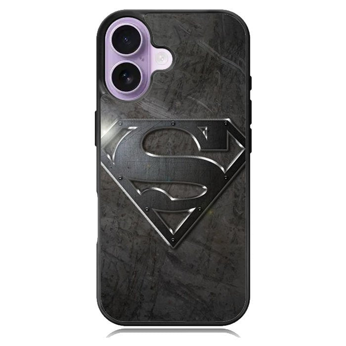 Superman Steel Logo iPhone 16 Plus Case DC1808