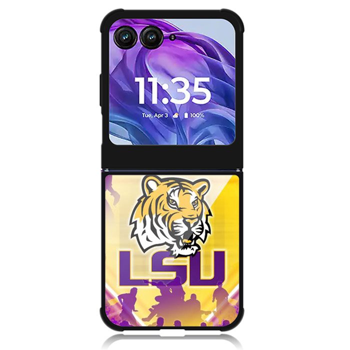LSU Tigers Motorola Moto Razr Plus 2024 , Moto Razr+ 2024 Case