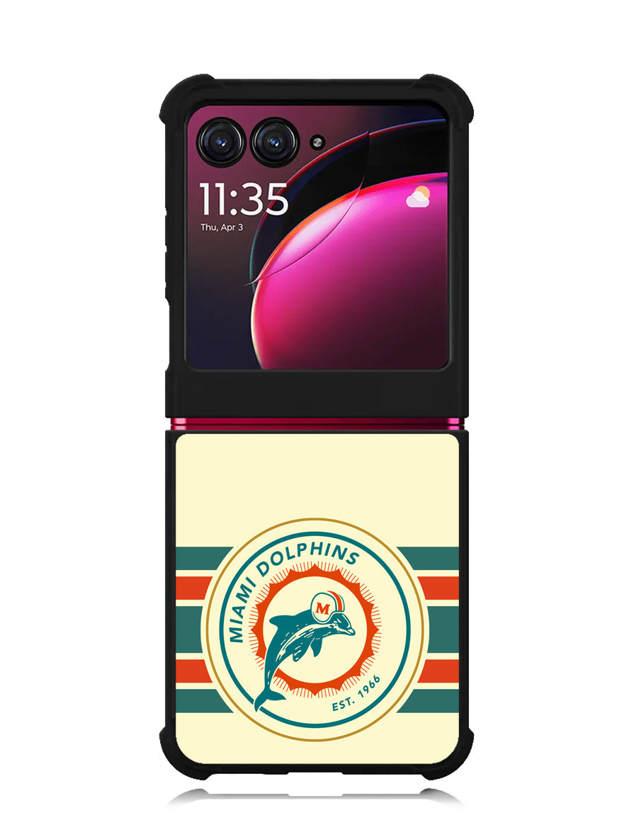 Miami Dolphins 8th Motorola Moto Razr Plus 2023 , Moto Razr+ 2023 Case