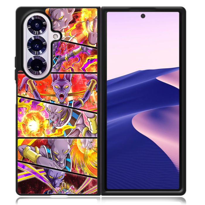 Dragon Ball Beerus Samsung Galaxy Z Fold 7 Case DC0550