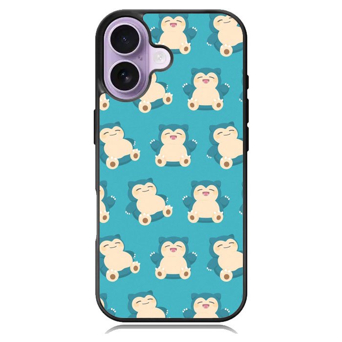 Snorlax Collage iPhone 16 Case DC1690
